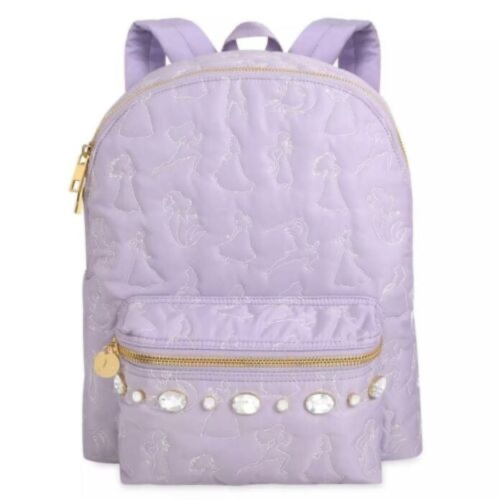 2022 Stoney Clover Disney Lavender Purple Crystal Princess Classic Backpack NEW - Picture 3 of 3